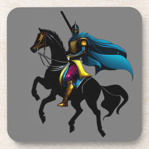 Lebhaftes Knight T - Shirt Throw Kissen Getränkeuntersetzer