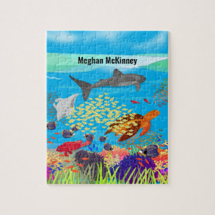 Lebhaftes Korallenriff von Ningaloo Inspiriert Puzzle