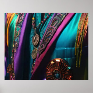 Lebhaftes Kostüm Poster