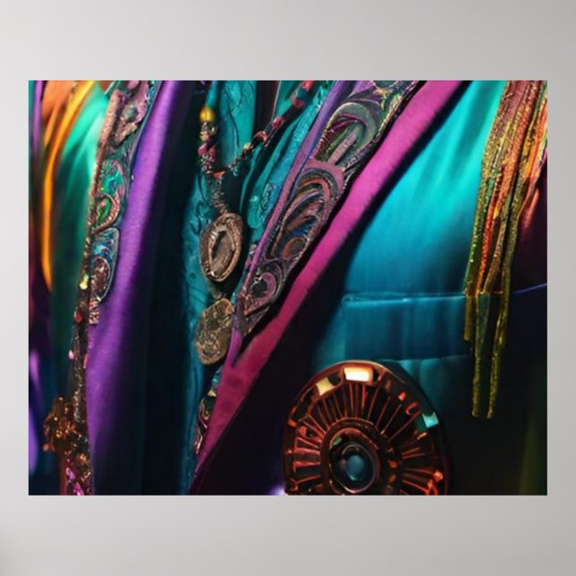 Lebhaftes Kostüm Poster (Vorne)