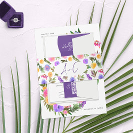 Lebhaftes Lässiges Magenta Violet Gelb Einladungsbanderole