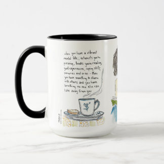 Lebhaftes Leben Tasse