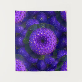 Lebhaftes, Lila Muster Wandteppich