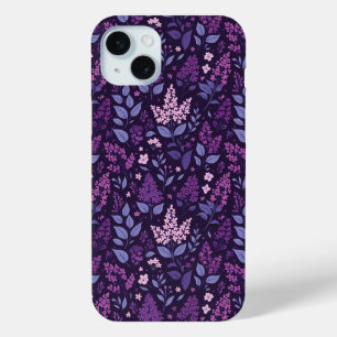 Lebhaftes Lilac Floral Muster Case-Mate iPhone Hülle