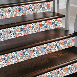 Lebhaftes marokkanisches Patchwork - Boho Blue, Re Fliese