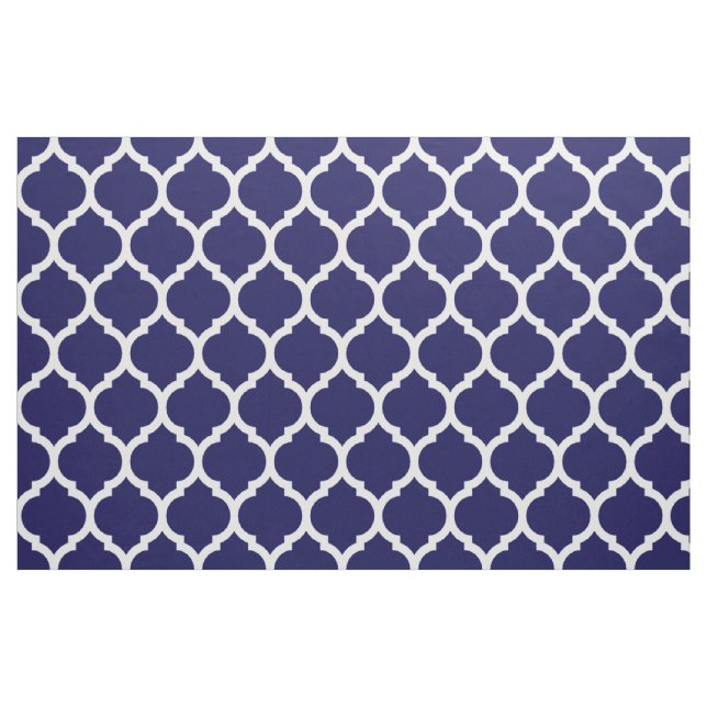 Lebhaftes marokkanisches Quatrefolienmuster Stoff (Fat Quarter (45,7 x 55,9 cm))