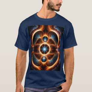 Lebhaftes Maze im Weltraum T-Shirt