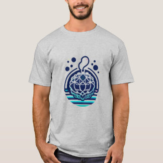 Lebhaftes Mesh Pouf-Logo - 8K Sticker-Design T-Shirt