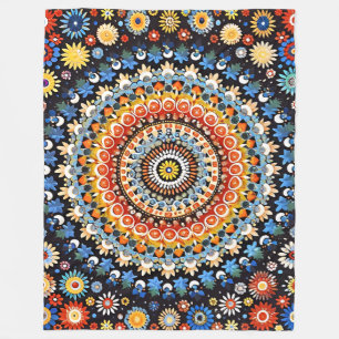 Lebhaftes Millefiori elegantes Muster Fleecedecke