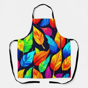 Lebhaftes Muster für Herbstverläufe Schürze
