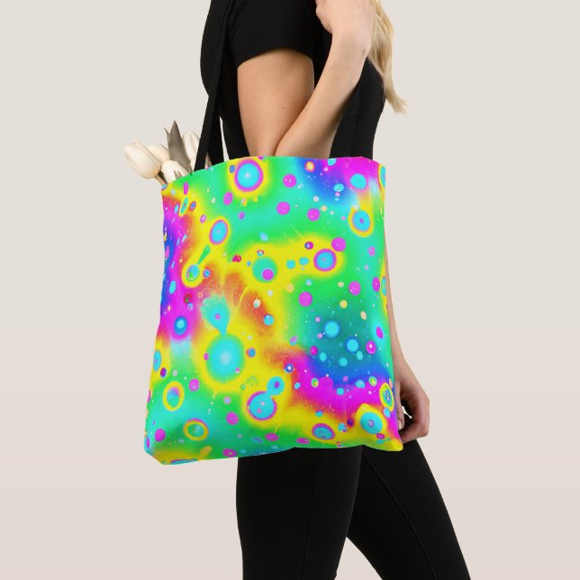 Lebhaftes Neon Blaze Muster (Von Nahem)