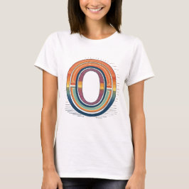 Lebhaftes "O"-Spektrum T-Shirt