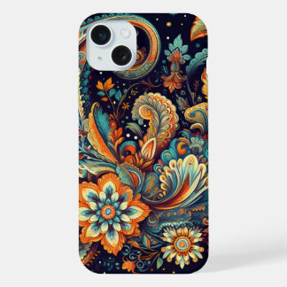 Lebhaftes Paisley Delight iPhone 15 Plus Hülle