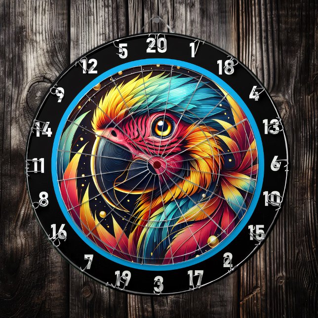 Lebhaftes Parrot Dartboard für Party Zimmer Dartscheibe (Von Creator hochgeladen)