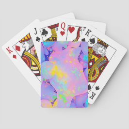 Lebhaftes Pastel Abstrakt Spielkarten