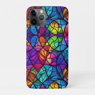 Lebhaftes Rainbow-Muster aus Glas Case-Mate iPhone Hülle