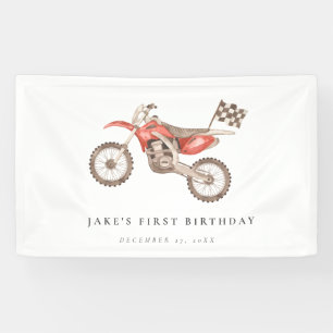 Lebhaftes Red Dirt Bike Banner