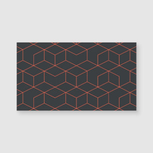 Lebhaftes, retro, einfaches, cooles, trendiges Wür Magnetkarte