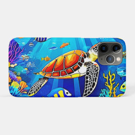 Lebhaftes Riff: Schildkrötenreich Case-Mate iPhone Hülle