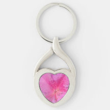 Lebhaftes rosa Blume geflecktes Herz