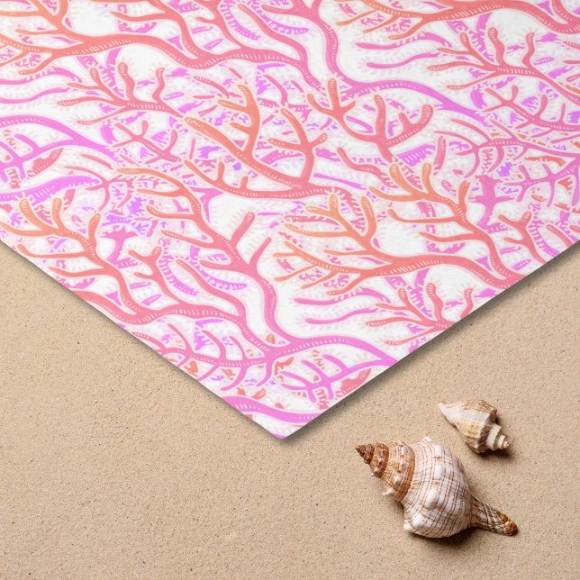 Lebhaftes rosa Korallenriff-Gewehrpapier Seidenpapier (Coral Reef Tissue Paper)