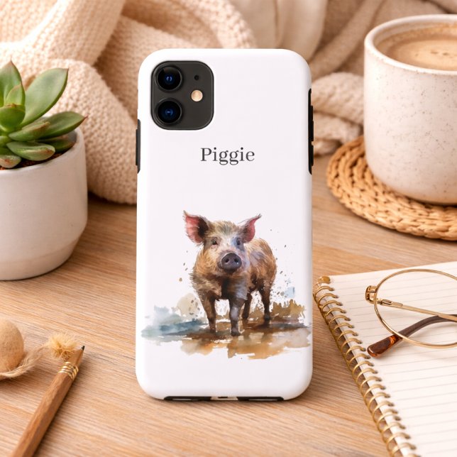 Lebhaftes Schwein, Brauch Case-Mate iPhone Hülle (Von Creator hochgeladen)