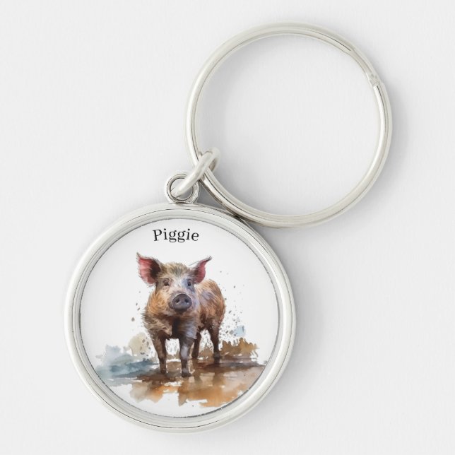 Lebhaftes Schwein, Brauch Schlüsselanhänger (Vorne)