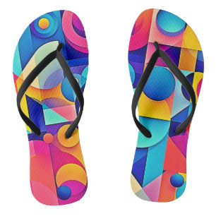 Lebhaftes Shape Play Flip Flops