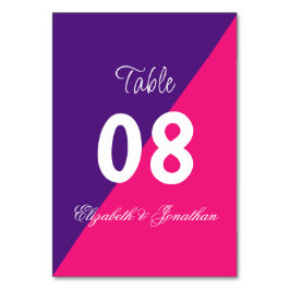 Lebhaftes Sonnenaufgang Minimalistisch Mix & Match Tischnummer