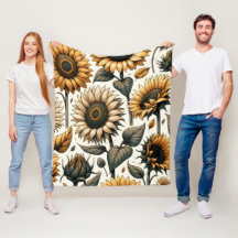 Lebhaftes Sonnenblumenmuster