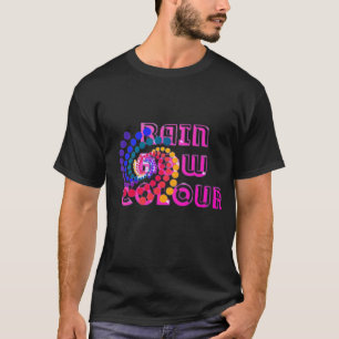 Lebhaftes Spektrum: Einzigartiges Rainbow Color De T-Shirt