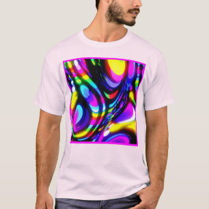 Lebhaftes Spiral Fantasy Pattern T-Shirt