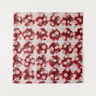 Lebhaftes Square Tapestry (57" x 57") Wandteppich