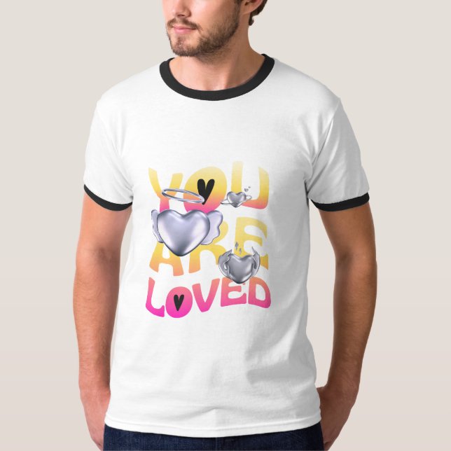 Lebhaftes T-Shirt für Liebe (Vorderseite)