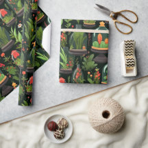 Lebhaftes Terrarium Decoupage Wrapping Paper