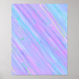 Lebhaftes und farbenfrohes Regenbogen-Abstraktes P Poster