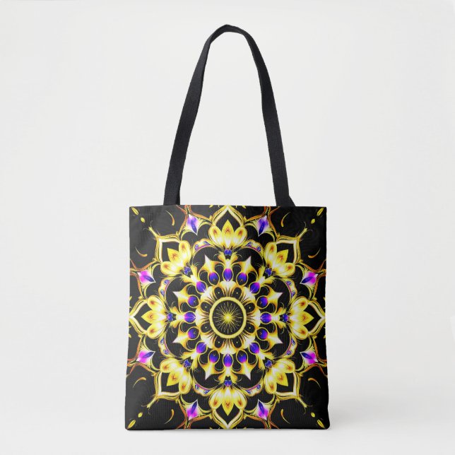 Lebhaftes Verziertes Mandala Design (Vorderseite)