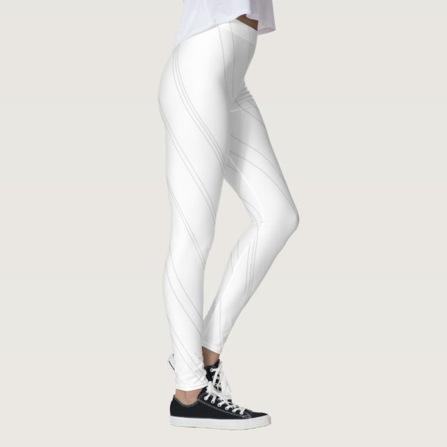 Lebhaftes Weiß Leggings (Rechts)