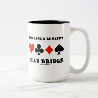 Lebhaftlanges u. ist glückliche Spiel-Brücke (vier Zweifarbige Tasse