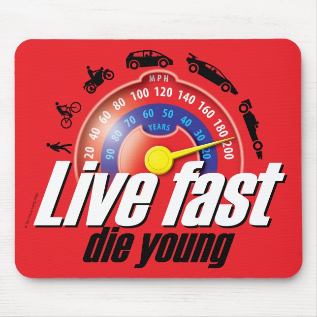 Lebhaftschnelles die Junge Mousepad (Vorne)