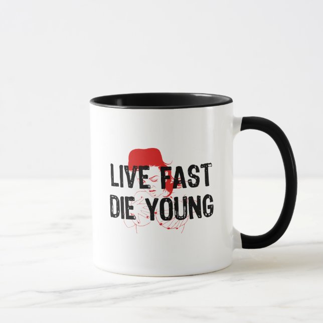 Lebhaftschnelles, die Junge Tasse (Rechts)
