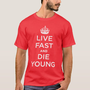 Lebhaftschnelles und die Junge T-Shirt