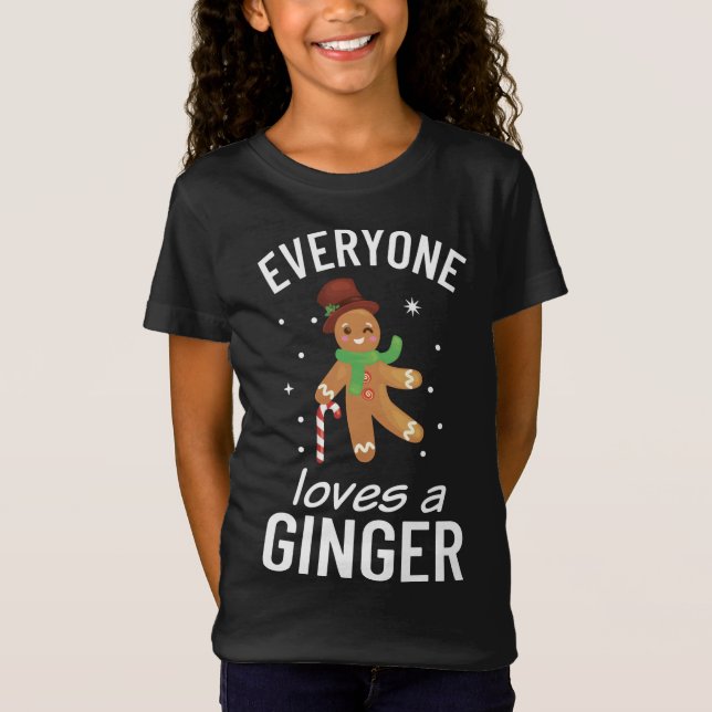 Lebkuchen Alle Lieben ein Ingwer T-Shirt (Vorderseite)