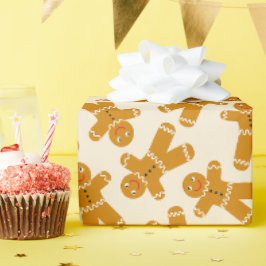 Lebkuchen auf Sahne Geschenkpapier