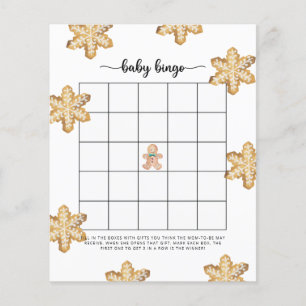 Lebkuchen-Baby-Shower-Bingo-Spiel