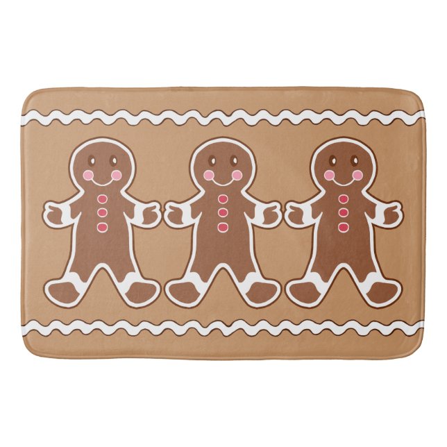 Lebkuchen-Badmatte Teppich Badematte (Vorderseite)