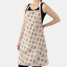 Lebkuchen-Cookie-Muster Weihnachten Apron