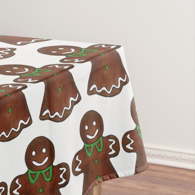Lebkuchen Dame Weihnachtsgebäck Tischdecke (Beispiel)