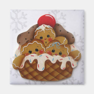 Lebkuchen-Eiscremesweeties-Magnet Magnet