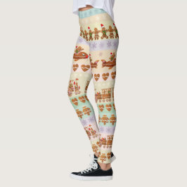 Lebkuchen feiern Weihnachten Leggings